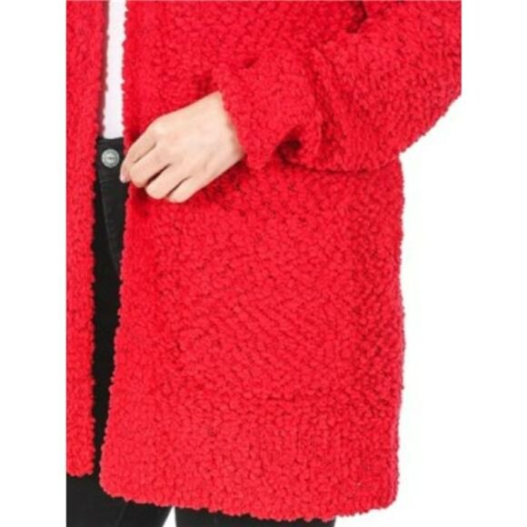 Zenana Long Sleeve Popcorn Sweater Cardigan with Pockets - Picture 2 of 3